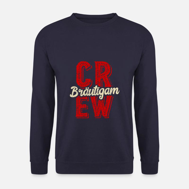 Bräutigam Crew Junggesellenabschied - Unisex Pullover - Navy