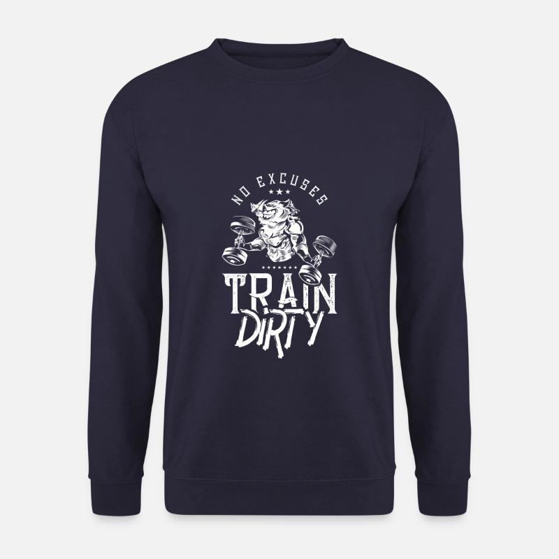 wildschwein train dirty - Unisex Pullover - Navy