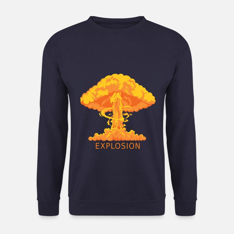 explosion - Unisex Pullover - Navy