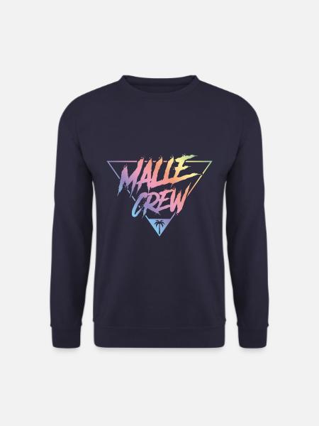 Malle crew bunt - Unisex Pullover - Navy