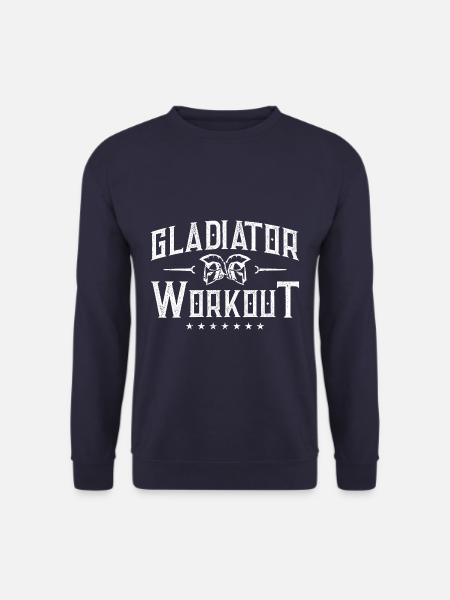 spartan gladiator workout - Unisex Pullover - Navy