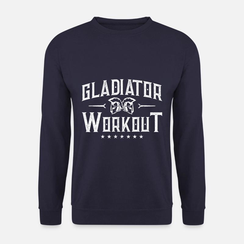 spartan gladiator workout - Unisex Pullover - Navy