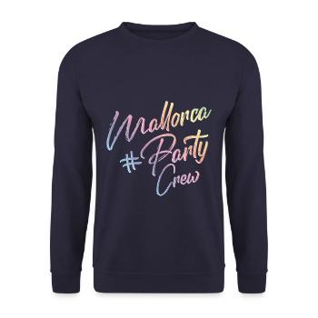Majorca party crew - Unisex Sweatshirt - navy - Front - Alina (178cm) & Michal (187cm)