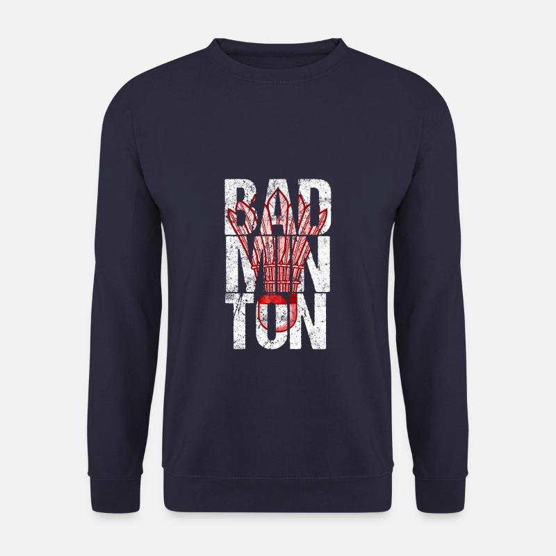 Badminton Federball Sport - Unisex Pullover - Navy