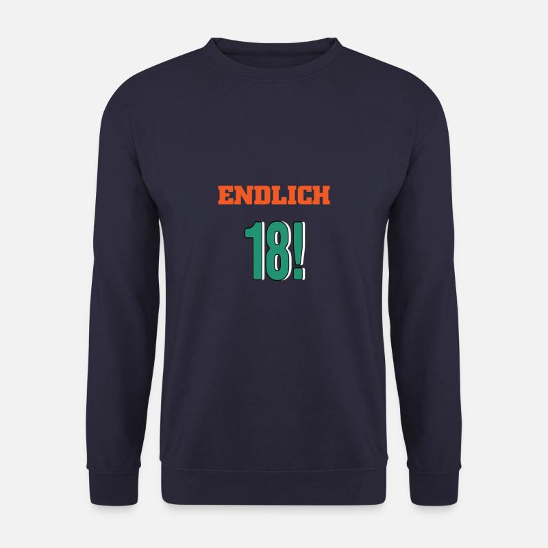 Geburtstag Geschenk zum 18. Geburtstag - Unisex Pullover - Navy