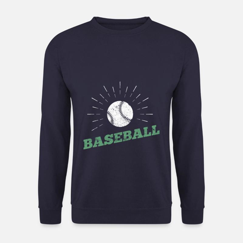 Baseball Sport Logo - Unisex Sweatshirt - navy