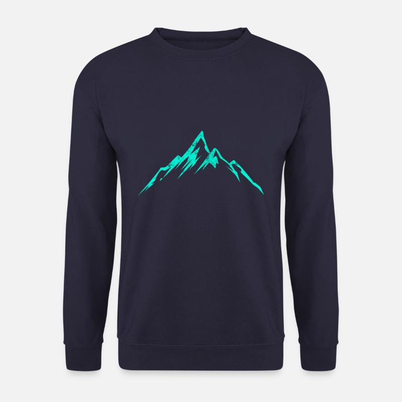 Mountain mountain icon - Unisex Sweatshirt - navy