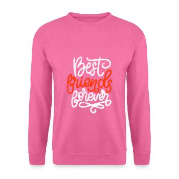 Beste Freunde für immer - Unisex Pullover - Pink - Vorne