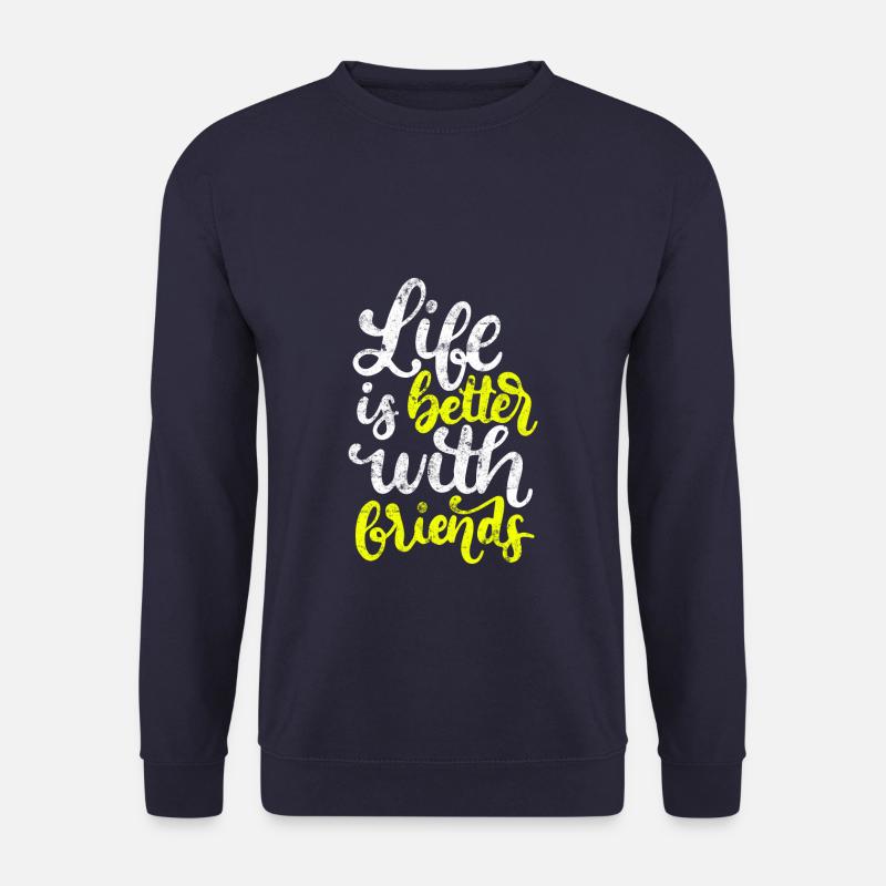 Beste Freunde Leben - Unisex Pullover - Navy