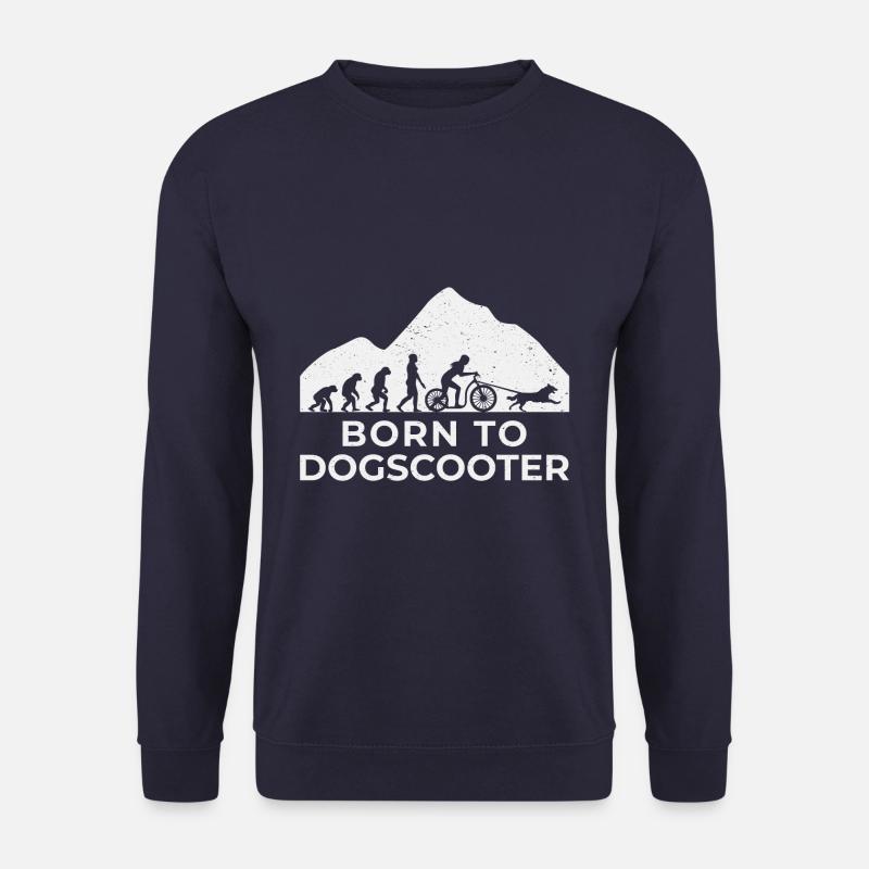 Born To Dogscooter - Unisex Pullover - Navy