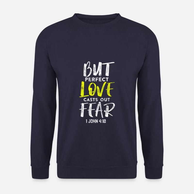 God is dear Bible verse - Unisex Sweatshirt - navy