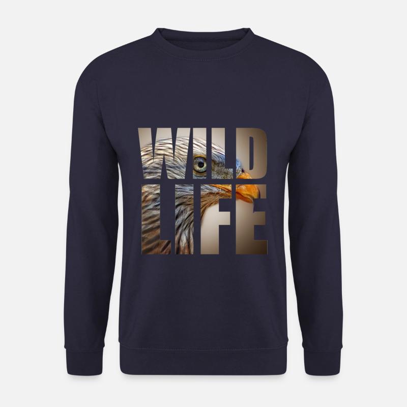 Wildlife Wildnis Greifvogel Milan Bild Natur - Unisex Pullover - Navy