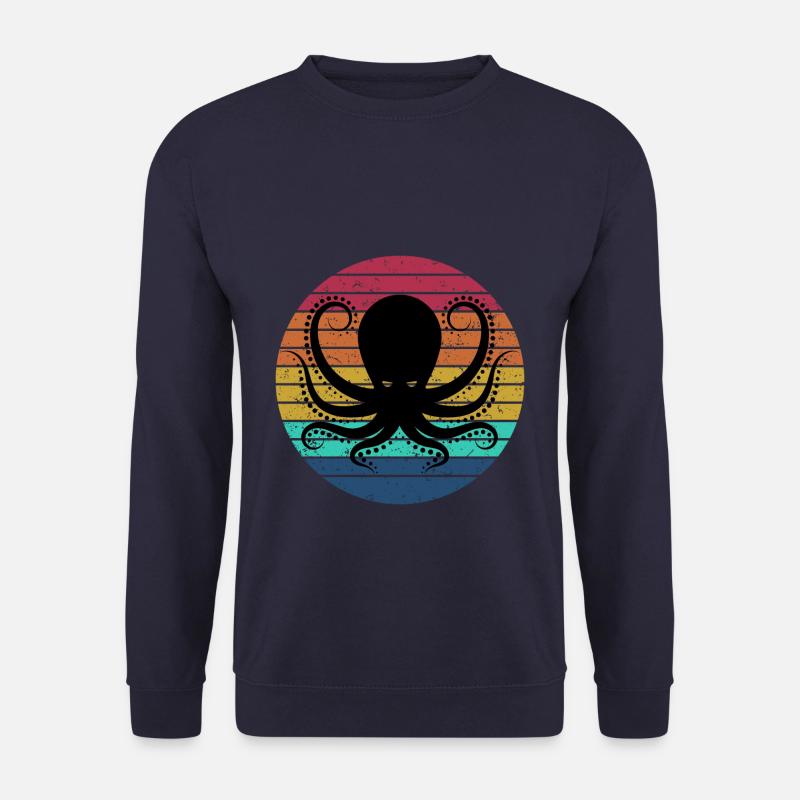Octopus retro octopus octopus - Unisex Sweatshirt - navy