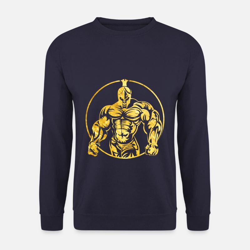 spartaner gold logo - Unisex Pullover - Navy