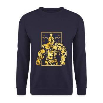 or spartiate - Sweat-shirt Unisexe - marine - Devant - Alina (178cm) & Michal (187cm)