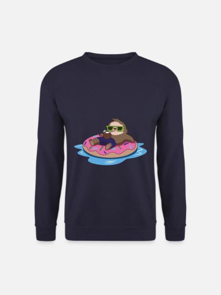 Sloth chill summer - Unisex Sweatshirt - navy