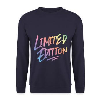 édition limitée colorée - Sweat-shirt Unisexe - marine - Devant - Alina (178cm) & Michal (187cm)
