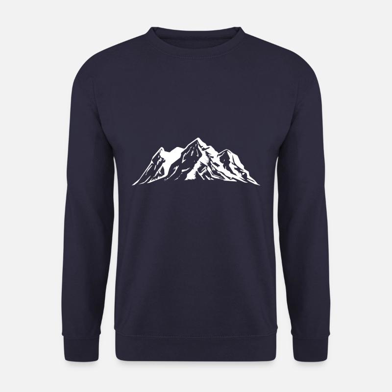 mountains mountains symbol - Unisex Sweatshirt - navy