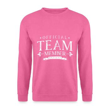membre de l'équipe - Sweat-shirt Unisexe - rose - Devant