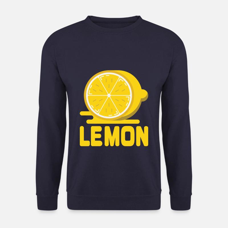 Lemon Zitrone - Unisex Pullover - Navy