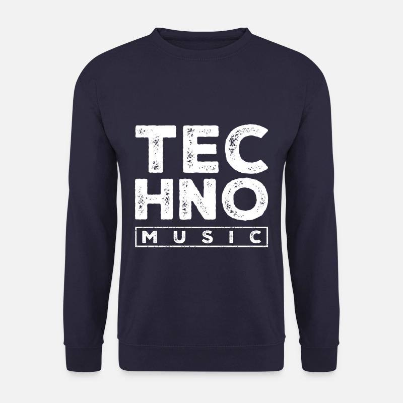 techno music - Unisex Sweatshirt - navy