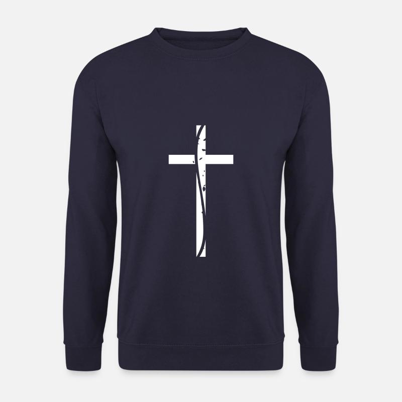 cross Jesus - Unisex Sweatshirt - navy