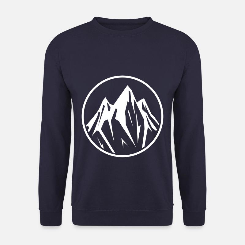 mountains kreis - Unisex Pullover - Navy