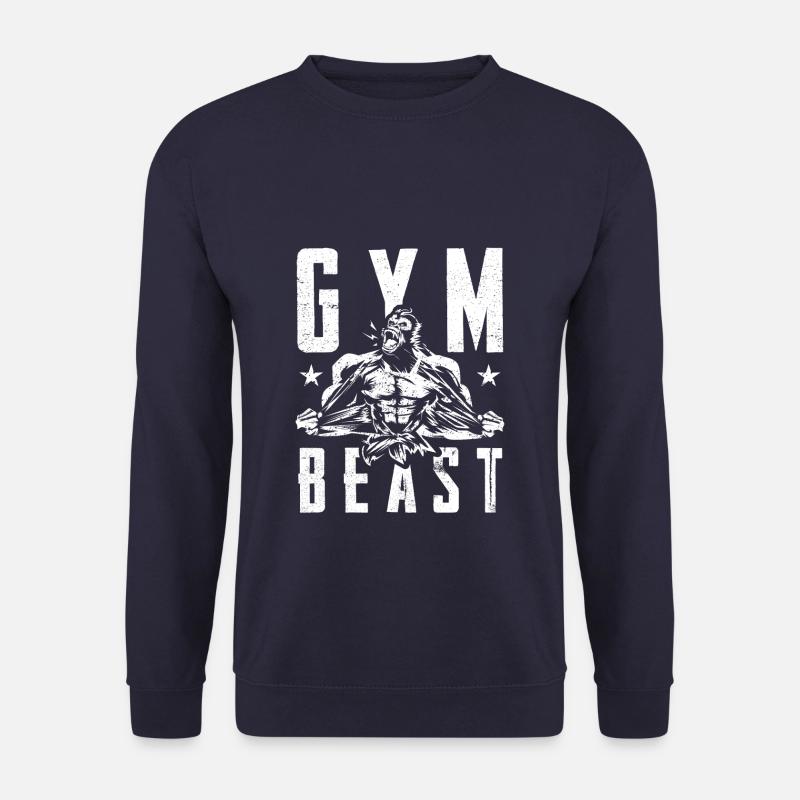 gorilla gym beast - Unisex Sweatshirt - navy