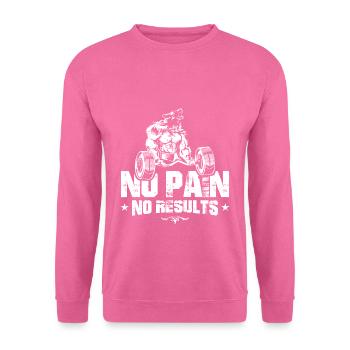 résultats d'entraînement de loup douleur - Sweat-shirt Unisexe - rose - Devant