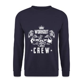 équipe d'entraînement de gorille - Sweat-shirt Unisexe - marine - Devant - Alina (178cm) & Michal (187cm)