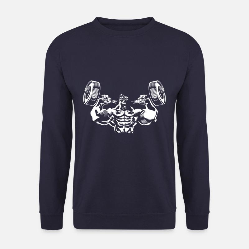 gorilla hanteln - Unisex Pullover - Navy