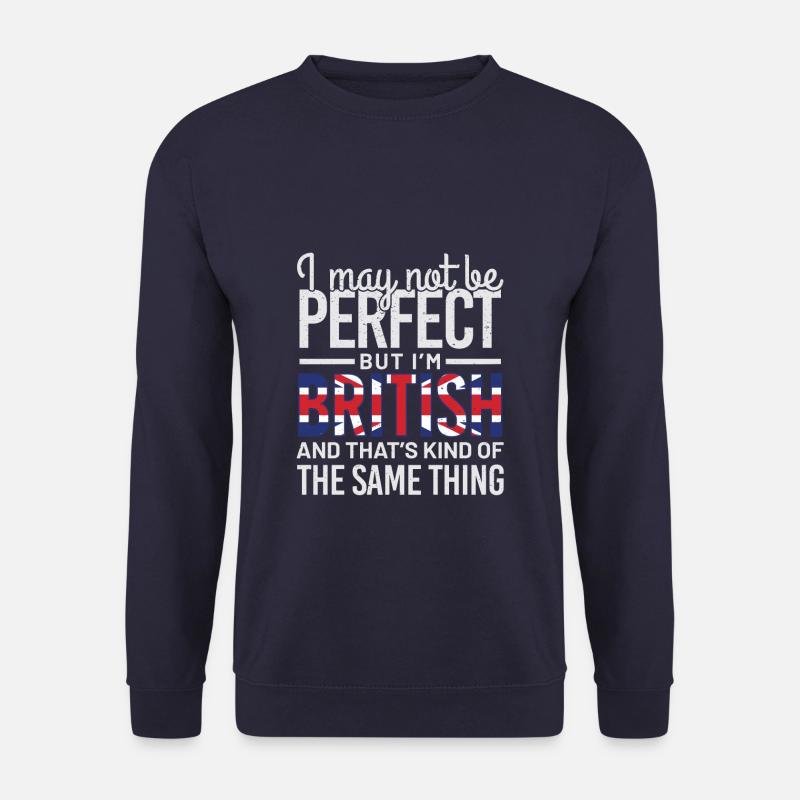 british - Unisex Pullover - Navy