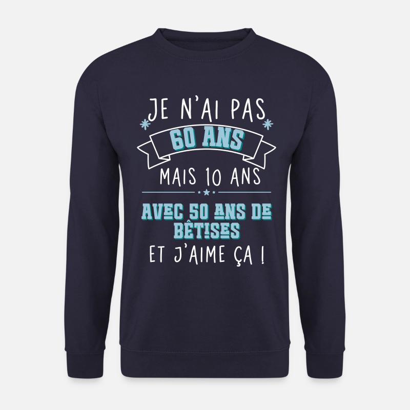 60. Geburtstag - Ich bin nicht 60 - Unisex Pullover - Navy