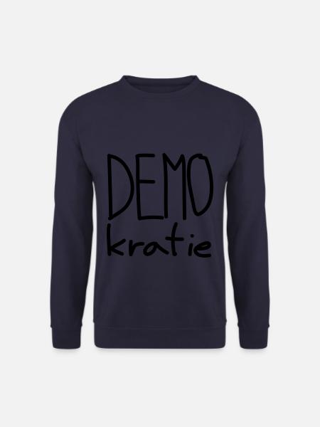 DEMOkratie - Fokus auf das, was zählt - Unisex Pullover - Navy