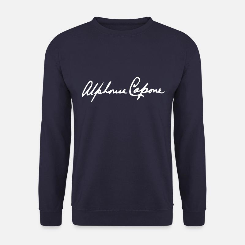 Al Capone autograph - Unisex Sweatshirt - navy