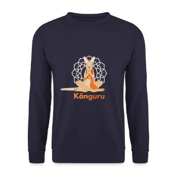 Känguru - Unisex Pullover - Navy - Vorne - Alina (178cm) & Michal (187cm)