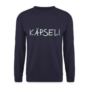 Badische Sprüche > Käpseli - Unisex Pullover - Navy - Vorne - Alina (178cm) & Michal (187cm)