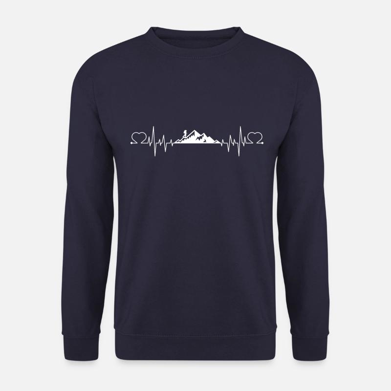 HERZSCHLAG Berge - Unisex Pullover - Navy