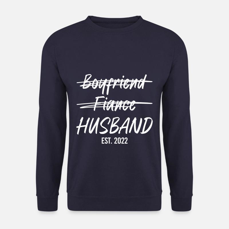 Husband Est. 2022 - Unisex Pullover - Navy