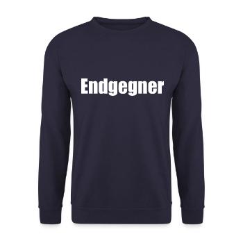 Endgegner - Unisex Pullover - Navy - Vorne - Alina (178cm) & Michal (187cm)