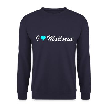 Majorca - Unisex Sweatshirt - navy - Front - Alina (178cm) & Michal (187cm)