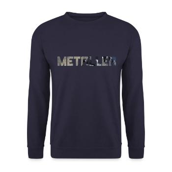 métalleux - Sweat-shirt Unisexe - marine - Devant - Alina (178cm) & Michal (187cm)