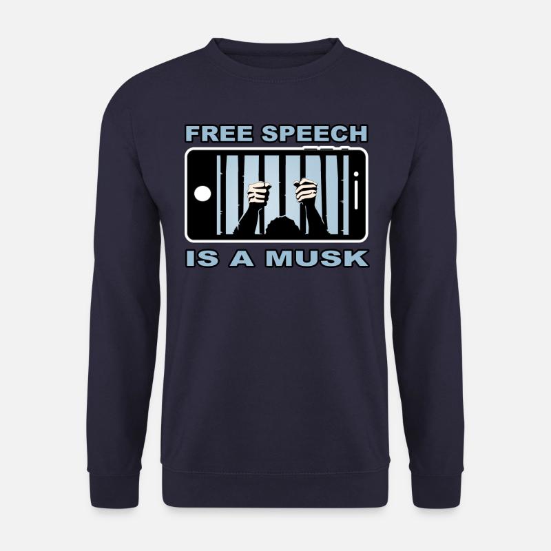 Free Speech - Unisex Sweatshirt - navy