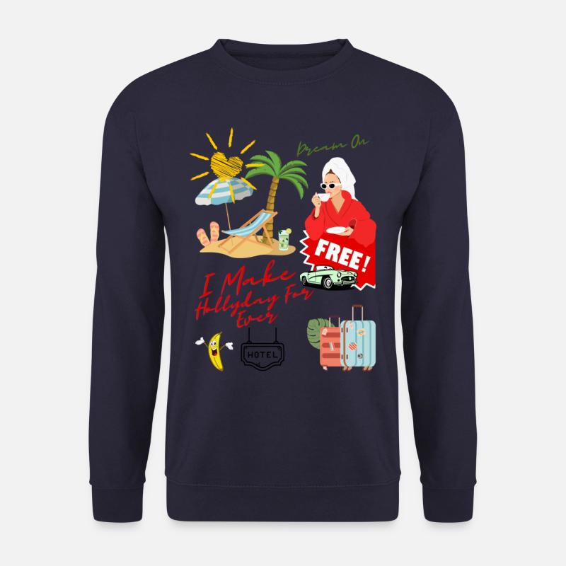 Hollyday For Ever - Unisex Pullover - Navy