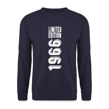 Anniversaire né en 1966 Limited Edition - Sweat-shirt Unisexe - marine - Devant - Alina (178cm) & Michal (187cm)