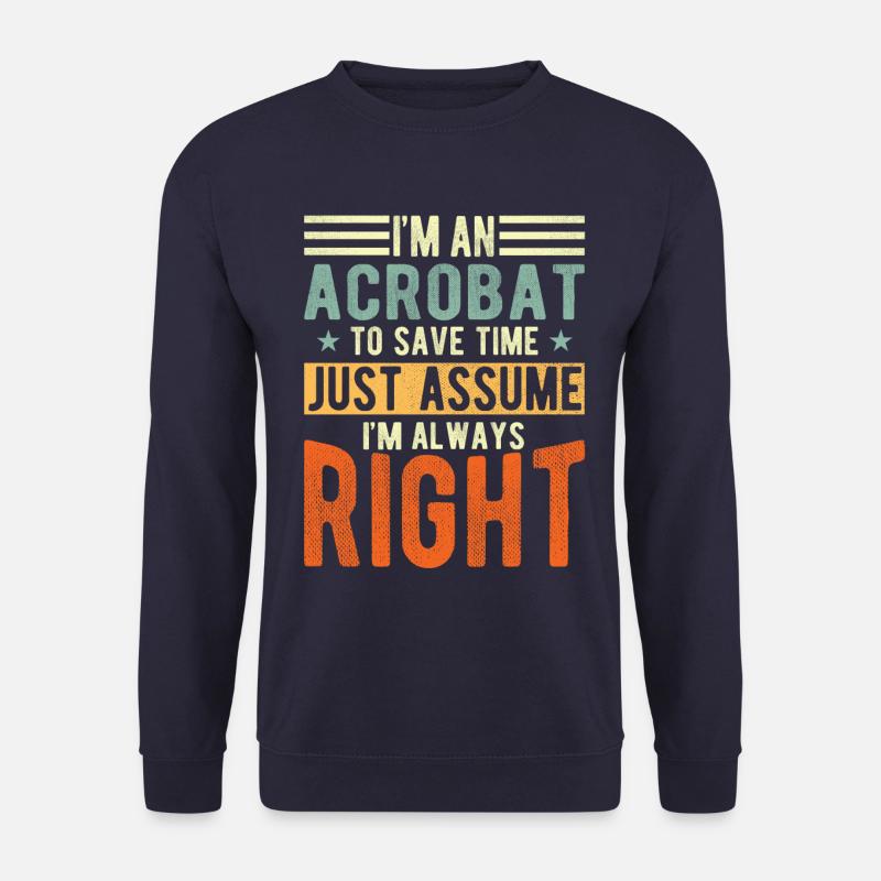 Acrobate - Sweat-shirt Unisexe - marine