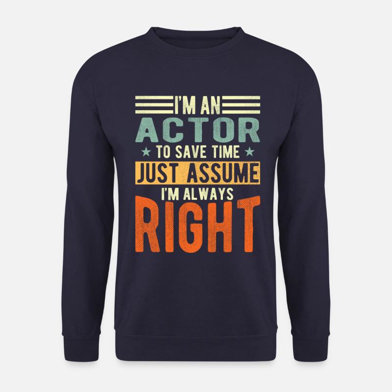 Actor - Unisex Sweatshirt - navy