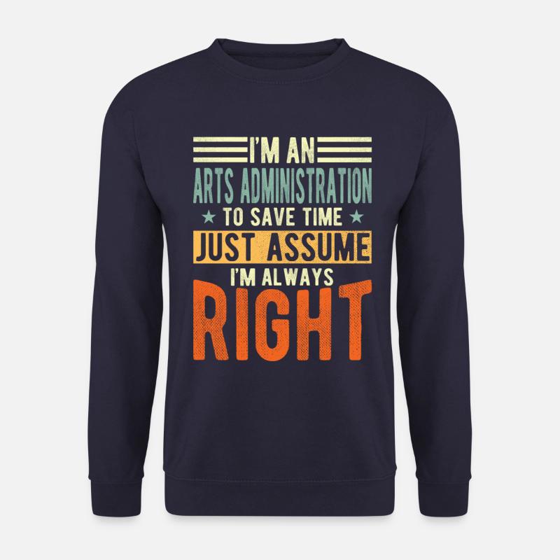 Arts Administration - Unisex Sweatshirt - navy