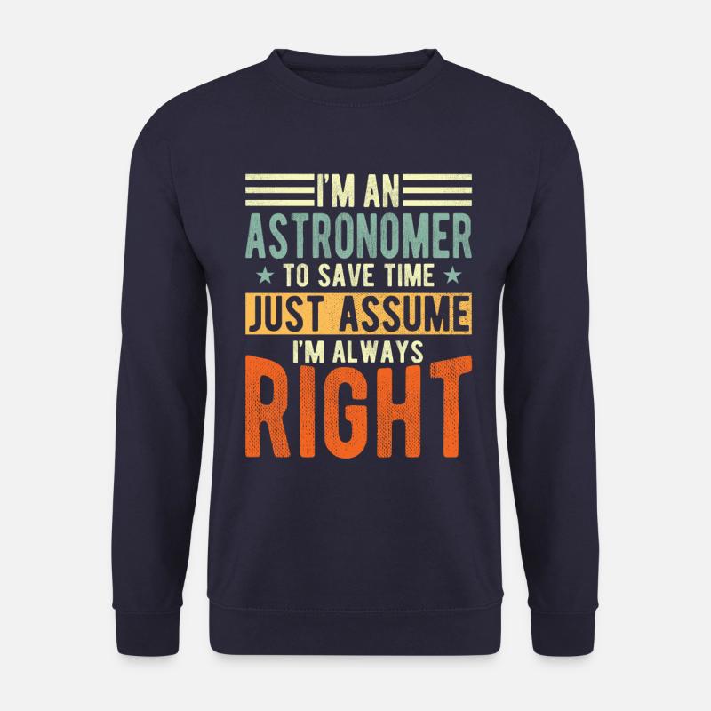 Astronome - Sweat-shirt Unisexe - marine