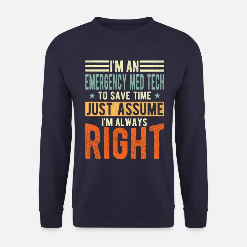 Emergency Med Tech - Unisex Sweatshirt - navy